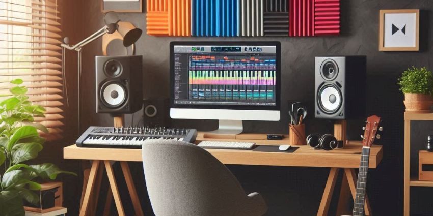 Equipo para producir música en casa