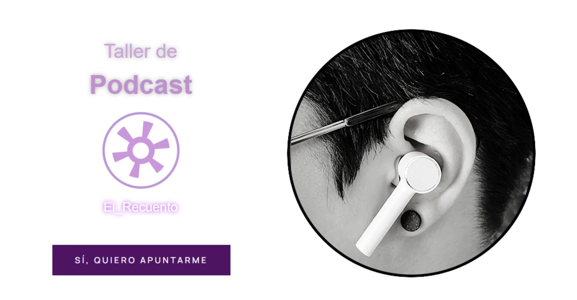 Taller podcast El Recuento