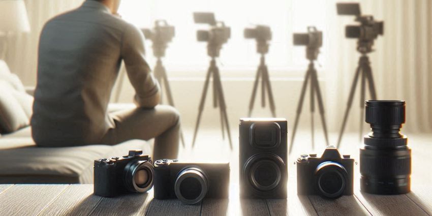 cámara para grabar vídeo en casa